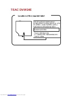 Предварительный просмотр 22 страницы Toshiba A60-S156 User Manual