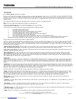 Preview for 3 page of Toshiba A660-ST2N01 Specifications