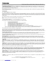 Preview for 3 page of Toshiba A665-3DV6 Specifications