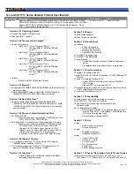 Toshiba A7-ST7711 Specifications preview