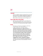 Preview for 24 page of Toshiba A7-ST7711 User Manual