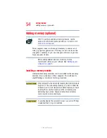 Preview for 54 page of Toshiba A7-ST7711 User Manual