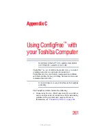 Preview for 261 page of Toshiba A7-ST7711 User Manual