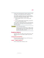 Предварительный просмотр 21 страницы Toshiba A7-ST7712 User Manual