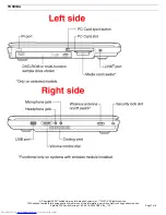 Preview for 7 page of Toshiba A75-S2292 Specifications