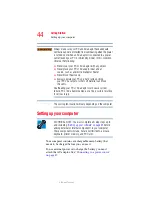 Preview for 44 page of Toshiba A8-EZ8311 User Manual