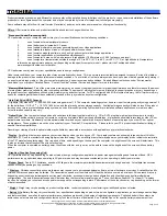 Preview for 4 page of Toshiba A8-ST3612 Specifications