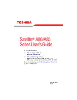 Preview for 1 page of Toshiba A80-S178TD User Manual