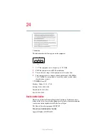 Preview for 24 page of Toshiba A80-S178TD User Manual