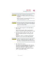 Preview for 43 page of Toshiba A80-S178TD User Manual