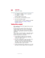 Preview for 64 page of Toshiba A80-S178TD User Manual