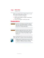 Preview for 112 page of Toshiba A80-S178TD User Manual