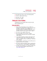 Preview for 115 page of Toshiba A80-S178TD User Manual