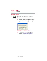 Preview for 212 page of Toshiba A80-S178TD User Manual