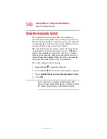 Preview for 240 page of Toshiba A80-S178TD User Manual