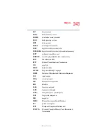 Preview for 243 page of Toshiba A80-S178TD User Manual