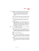 Preview for 255 page of Toshiba A80-S178TD User Manual