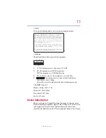 Preview for 11 page of Toshiba A9-S9018V - Tecra - Core 2 Duo 2.1 GHz User Manual