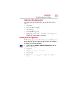 Preview for 65 page of Toshiba A9-S9018V - Tecra - Core 2 Duo 2.1 GHz User Manual