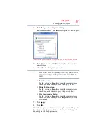 Preview for 81 page of Toshiba A9-S9018V - Tecra - Core 2 Duo 2.1 GHz User Manual