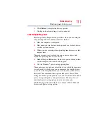 Preview for 111 page of Toshiba A9-S9018V - Tecra - Core 2 Duo 2.1 GHz User Manual