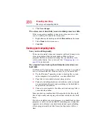 Preview for 200 page of Toshiba A9-S9018V - Tecra - Core 2 Duo 2.1 GHz User Manual