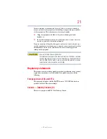 Preview for 21 page of Toshiba A9 S9020X - Tecra - Core 2 Duo 2.4 GHz User Manual