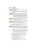 Preview for 50 page of Toshiba A9 S9020X - Tecra - Core 2 Duo 2.4 GHz User Manual