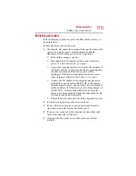 Preview for 115 page of Toshiba A9 S9020X - Tecra - Core 2 Duo 2.4 GHz User Manual