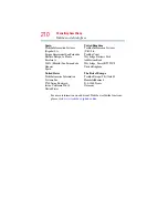 Preview for 210 page of Toshiba A9 S9020X - Tecra - Core 2 Duo 2.4 GHz User Manual