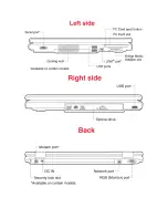 Preview for 7 page of Toshiba A9-ST9001 Specifications