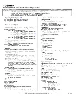 Toshiba A9-ST9002 Specifications preview