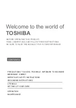 Preview for 3 page of Toshiba AC028A2CA Instruction
