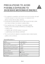 Preview for 4 page of Toshiba AC028A2CA Instruction