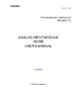 Toshiba AD368 User Manual preview