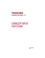 Toshiba Air10 4GB SD Card User Manual preview