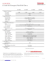 Preview for 2 page of Toshiba AL13SEL900 Specifications