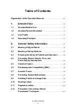 Preview for 5 page of Toshiba Aplio 500 TUS-A500 Operation Manual