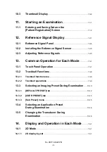 Preview for 8 page of Toshiba Aplio 500 TUS-A500 Operation Manual