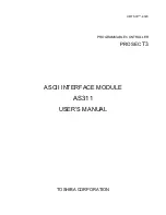 Toshiba AS311 User Manual preview