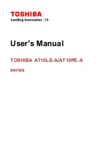 Toshiba AT10-A Series User Manual preview