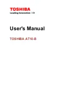 Toshiba AT10-B User Manual preview