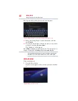 Предварительный просмотр 44 страницы Toshiba AT100 Series User Manual