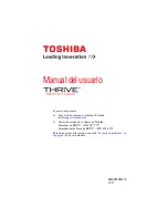 Предварительный просмотр 1 страницы Toshiba AT1S5 (Spanish) Manual Del Usuario