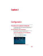 Предварительный просмотр 61 страницы Toshiba AT1S5 (Spanish) Manual Del Usuario