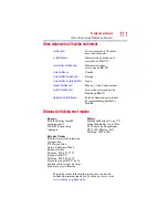 Предварительный просмотр 111 страницы Toshiba AT1S5 (Spanish) Manual Del Usuario