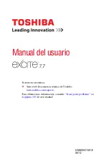 Toshiba AT270-SP026M (Spanish) Manual Del Usuario preview