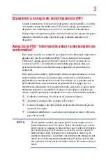 Preview for 3 page of Toshiba AT270-SP026M (Spanish) Manual Del Usuario