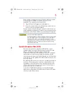 Preview for 5 page of Toshiba AT300SE Series User Manual