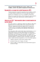 Preview for 3 page of Toshiba AT305SE-SP0160S (Spanish) Manual Del Usuario